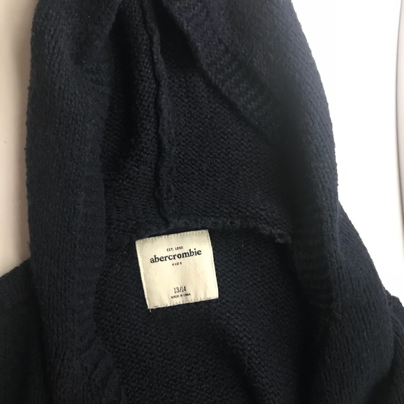 abercrombie kids- hooded navy sweater - Picture 3 of 3